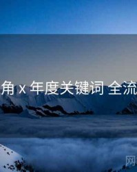 海角 x 年度关键词 全流程