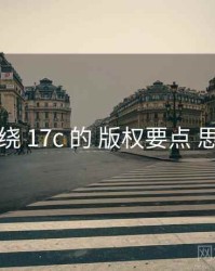 围绕 17c 的 版权要点 思路