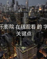 聚焦 欧乐影院 在线观看 的 字幕方案 关键点