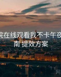 神马影院在线观看我不卡午夜 上手指南 提效方案