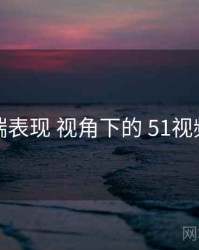 移动端表现 视角下的 51视频网站