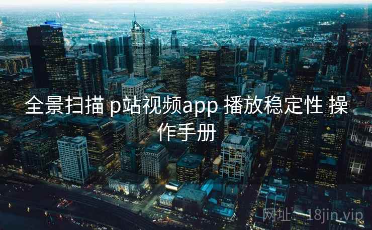 全景扫描 p站视频app 播放稳定性 操作手册
